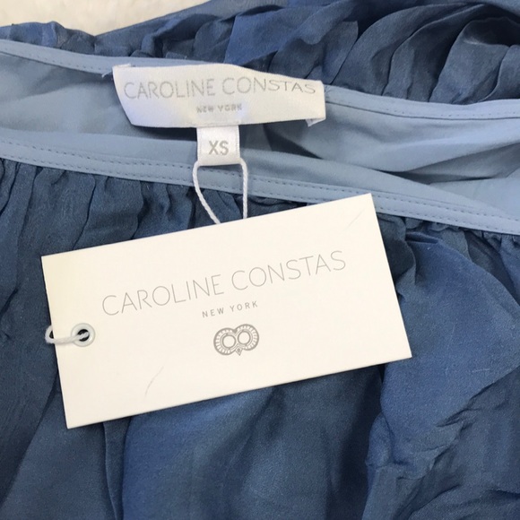 CAROLINE CONSTAS Ancel Silk One-Shoulder Dress - Picture 6 of 14